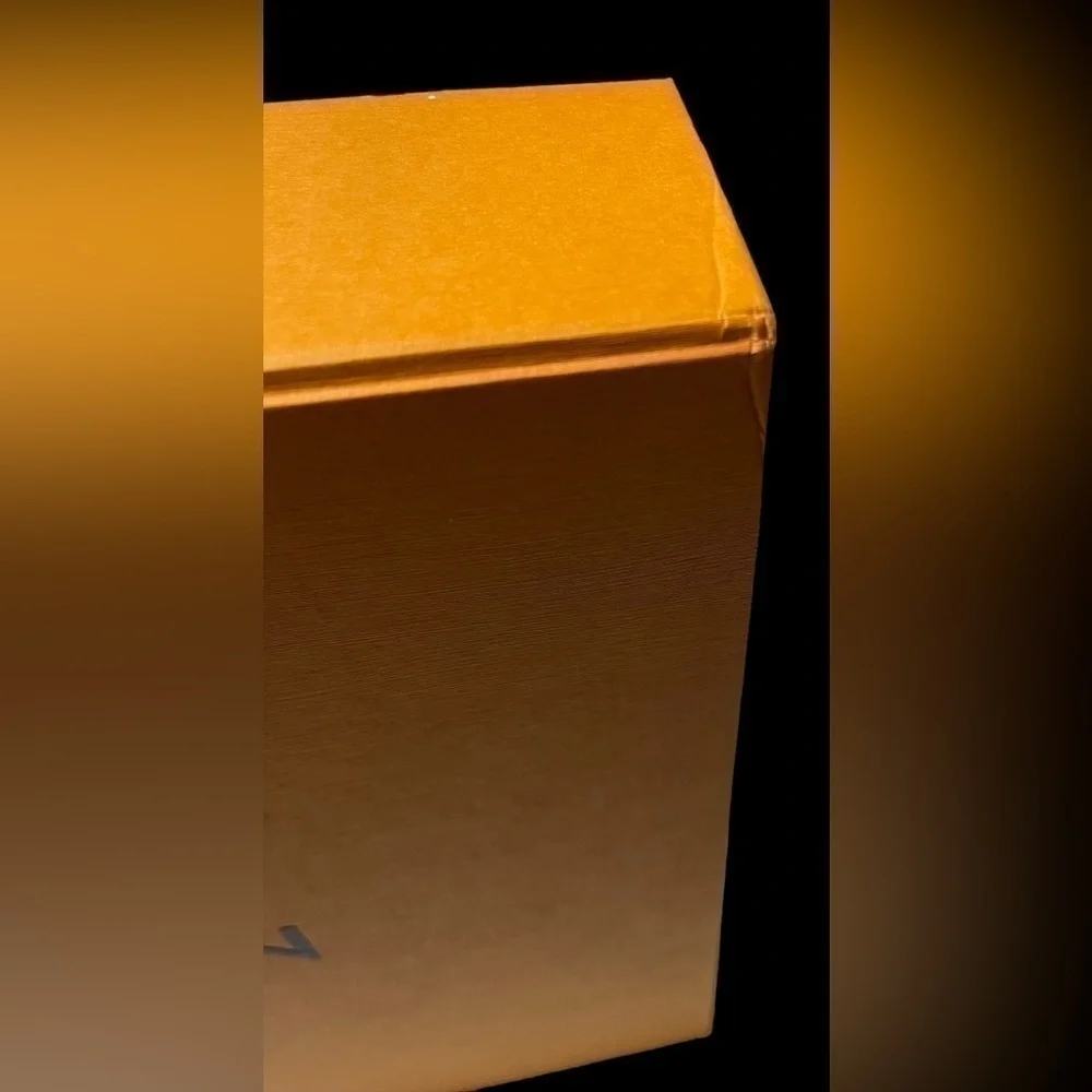 Authentic Louis Vuitton Gift/Storage Box Magnetic Closure in Imperial Saffron
